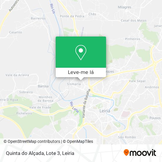 Quinta do Alçada, Lote 3 mapa