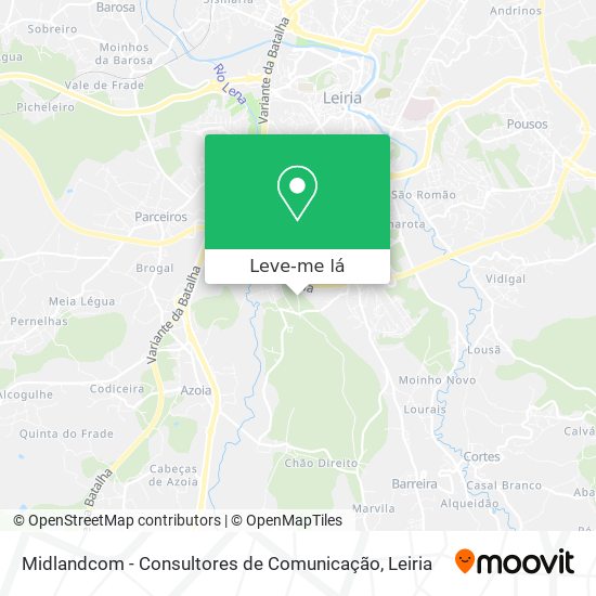 Midlandcom - Consultores de Comunicação mapa