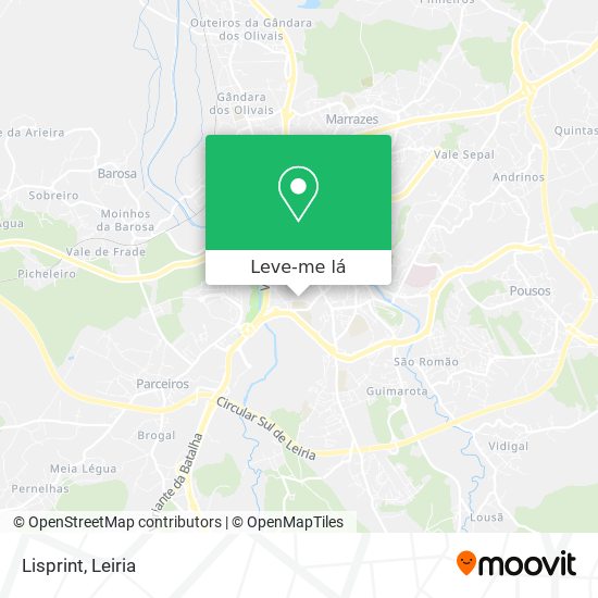 Lisprint mapa