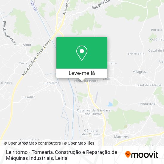 Leiritorno - Tornearia, Construção e Reparação de Máquinas Industriais mapa