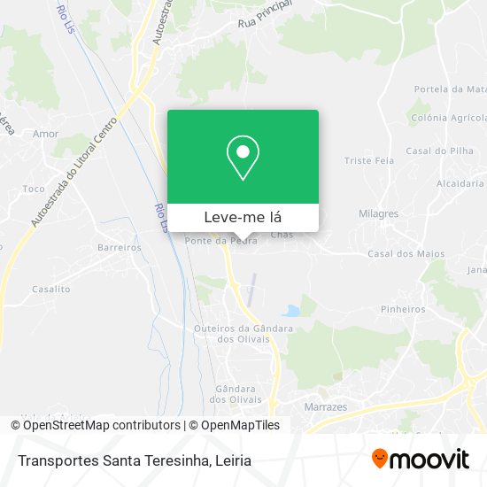 Transportes Santa Teresinha mapa