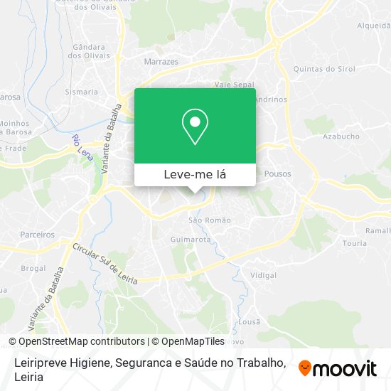 Leiripreve Higiene, Seguranca e Saúde no Trabalho mapa