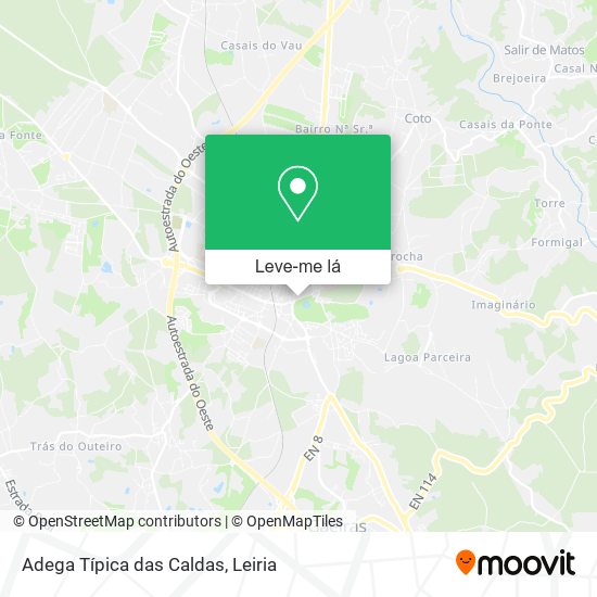 Adega Típica das Caldas mapa