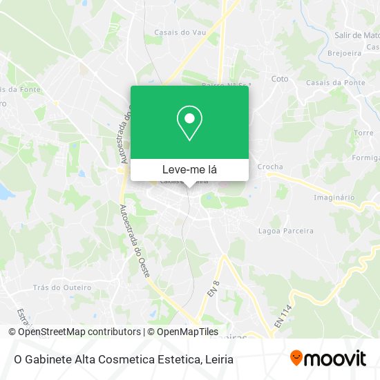 O Gabinete Alta Cosmetica Estetica mapa