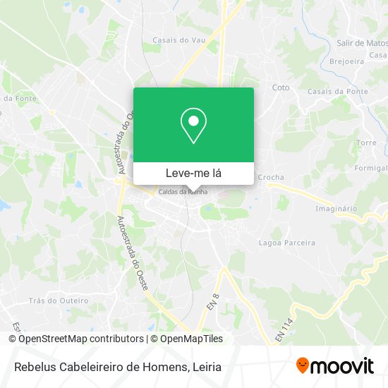 Rebelus Cabeleireiro de Homens mapa