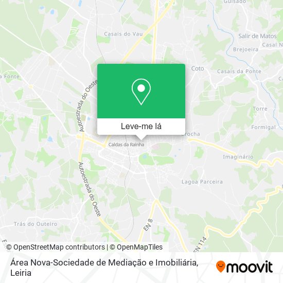 Área Nova-Sociedade de Mediação e Imobiliária mapa