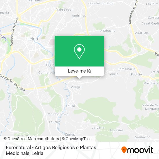Euronatural - Artigos Religiosos e Plantas Medicinais mapa