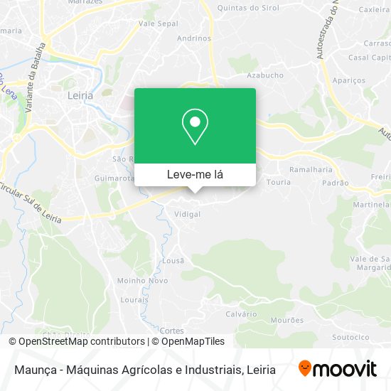 Maunça - Máquinas Agrícolas e Industriais mapa