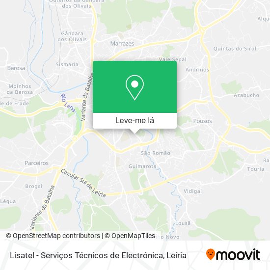 Lisatel - Serviços Técnicos de Electrónica mapa
