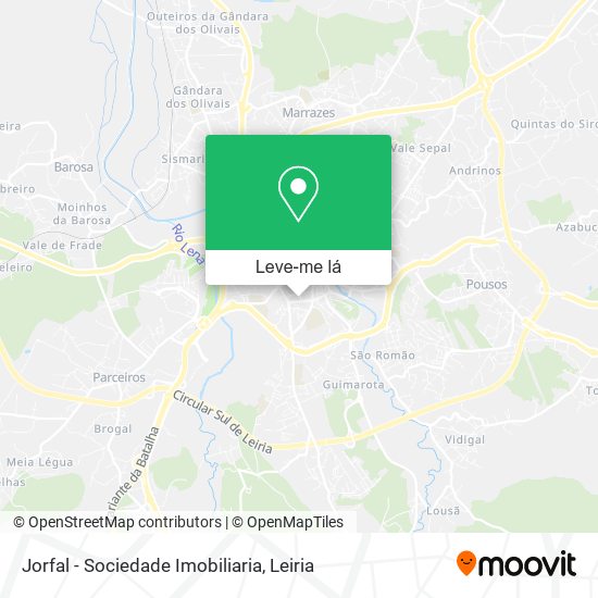 Jorfal - Sociedade Imobiliaria mapa