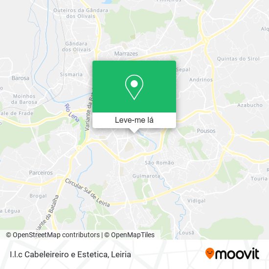 I.l.c Cabeleireiro e Estetica mapa