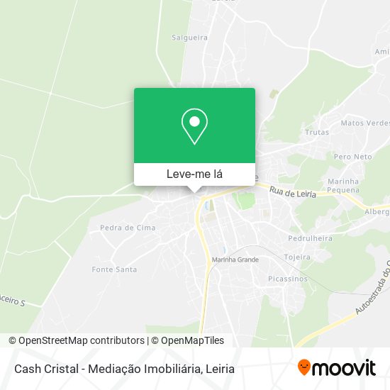 Cash Cristal - Mediação Imobiliária mapa