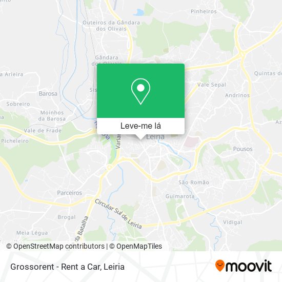 Grossorent - Rent a Car mapa