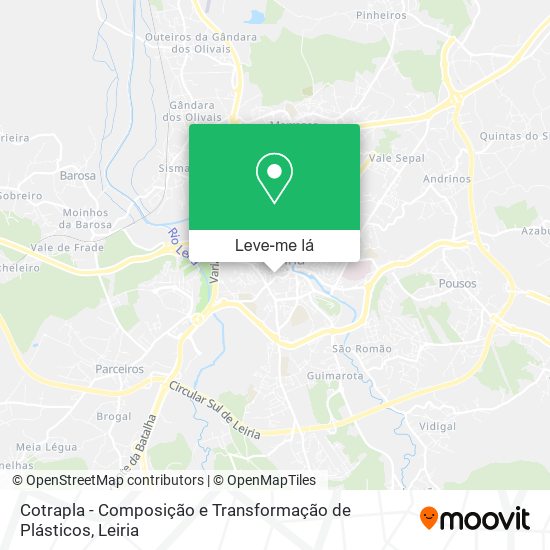 Cotrapla - Composição e Transformação de Plásticos mapa