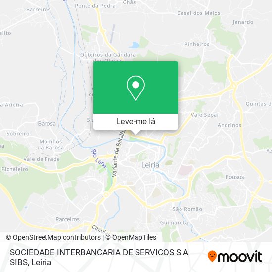 SOCIEDADE INTERBANCARIA DE SERVICOS S A SIBS mapa