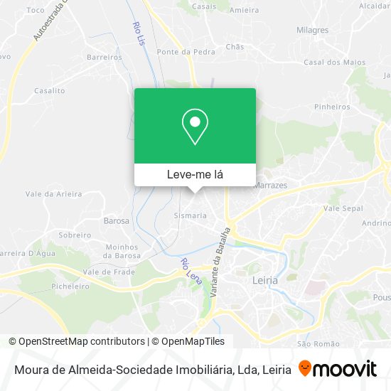 Moura de Almeida-Sociedade Imobiliária, Lda mapa