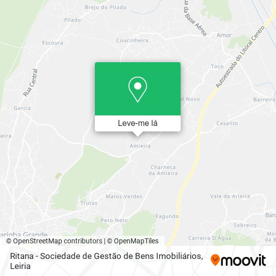 Ritana - Sociedade de Gestão de Bens Imobiliários mapa