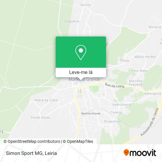 Simon Sport MG mapa