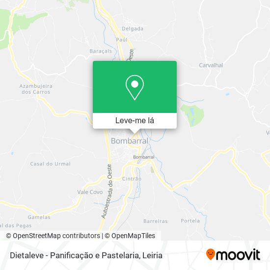 Dietaleve - Panificação e Pastelaria mapa