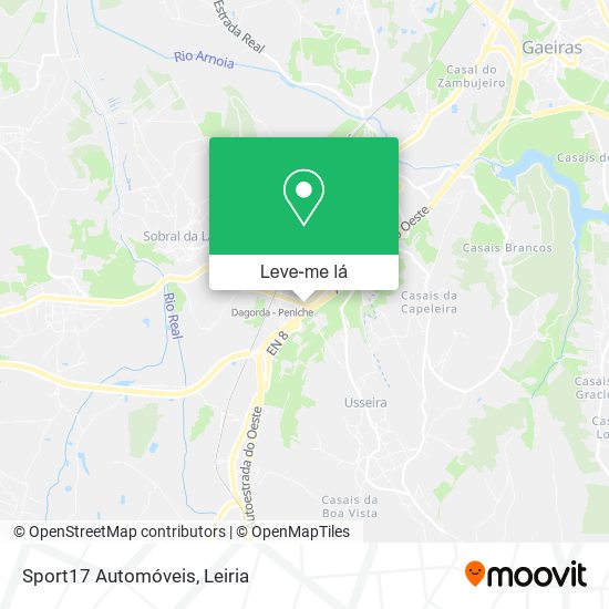 Sport17 Automóveis mapa