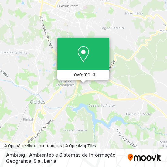 Ambisig - Ambientes e Sistemas de Informação Geográfica, S.a. mapa