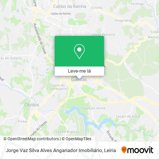 Jorge Vaz Silva Alves Angariador Imobiliário mapa