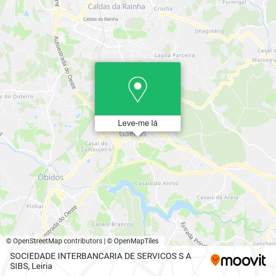 SOCIEDADE INTERBANCARIA DE SERVICOS S A SIBS mapa