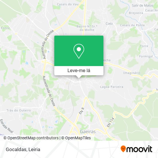 Gocaldas mapa