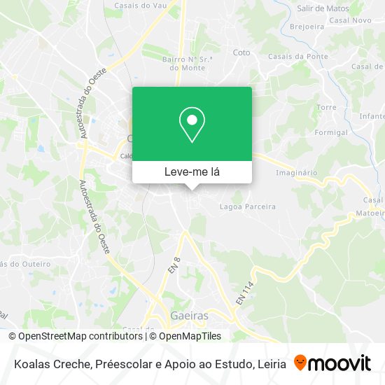 Koalas Creche, Préescolar e Apoio ao Estudo mapa