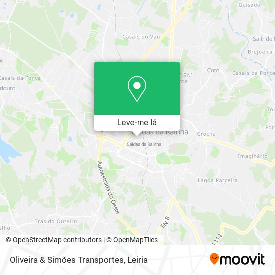 Oliveira & Simões Transportes mapa