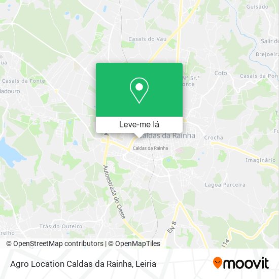 Agro Location Caldas da Rainha mapa