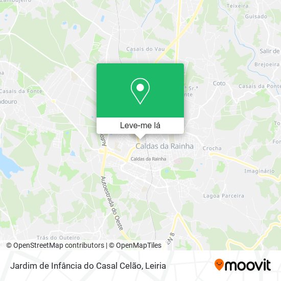 Jardim de Infância do Casal Celão mapa