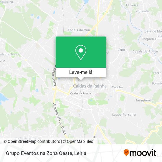 Grupo Eventos na Zona Oeste mapa