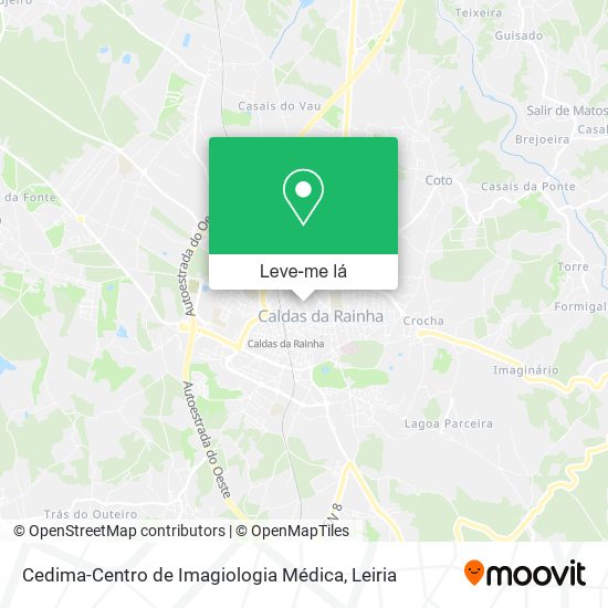 Cedima-Centro de Imagiologia Médica mapa