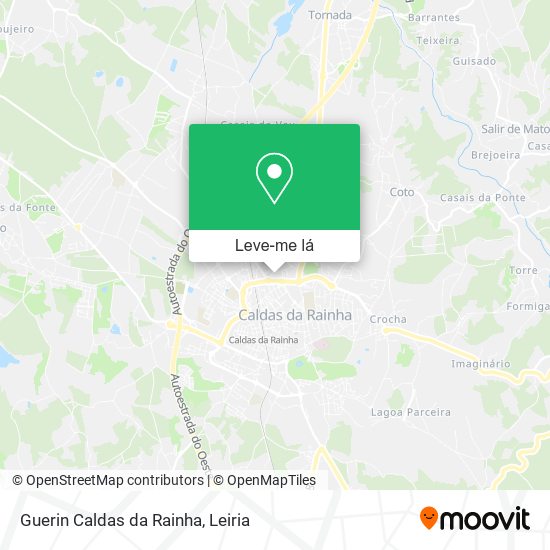 Guerin Caldas da Rainha mapa