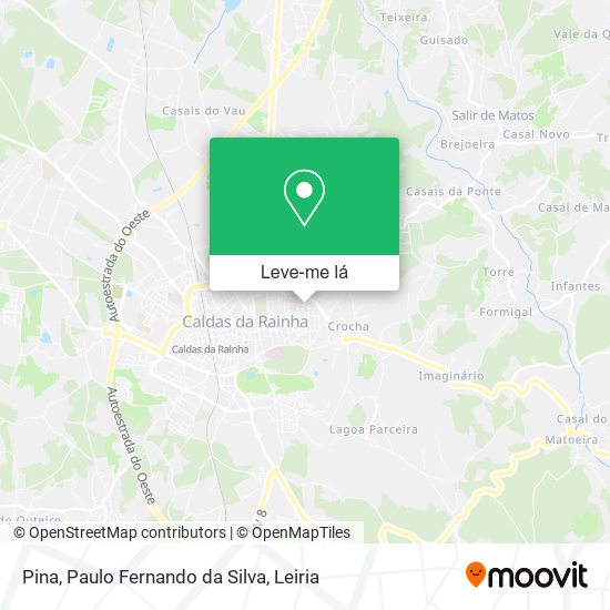 Pina, Paulo Fernando da Silva mapa