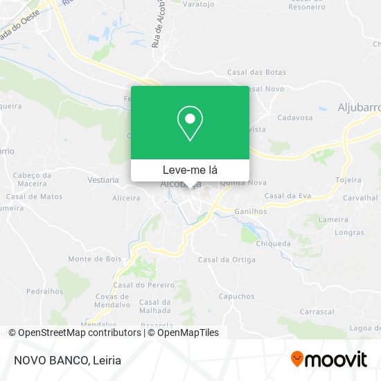 NOVO BANCO mapa