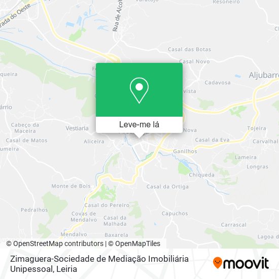 Zimaguera-Sociedade de Mediação Imobiliária Unipessoal mapa