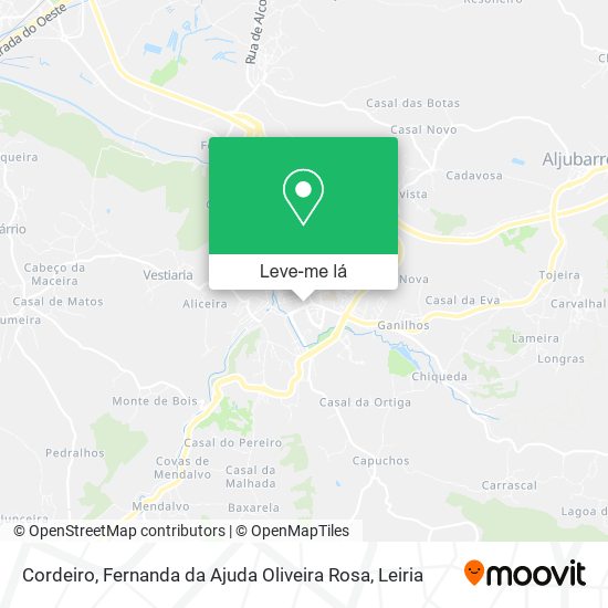 Cordeiro, Fernanda da Ajuda Oliveira Rosa mapa