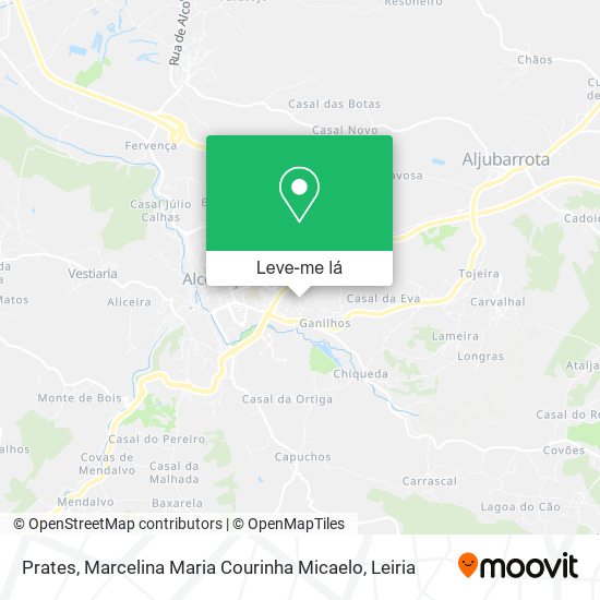 Prates, Marcelina Maria Courinha Micaelo mapa