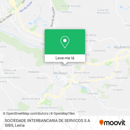 SOCIEDADE INTERBANCARIA DE SERVICOS S A SIBS mapa