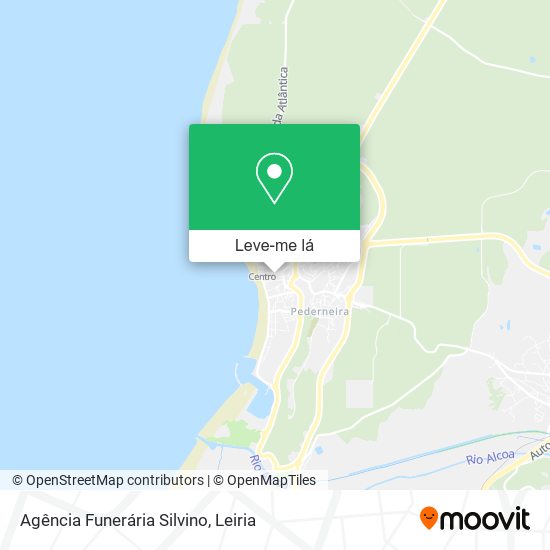 Agência Funerária Silvino mapa