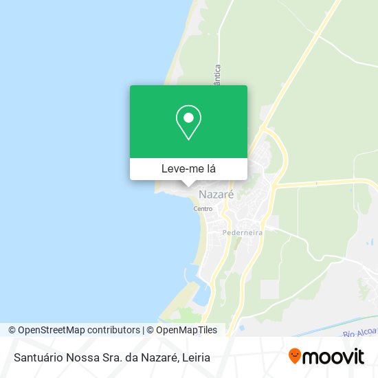 Santuário Nossa Sra. da Nazaré mapa