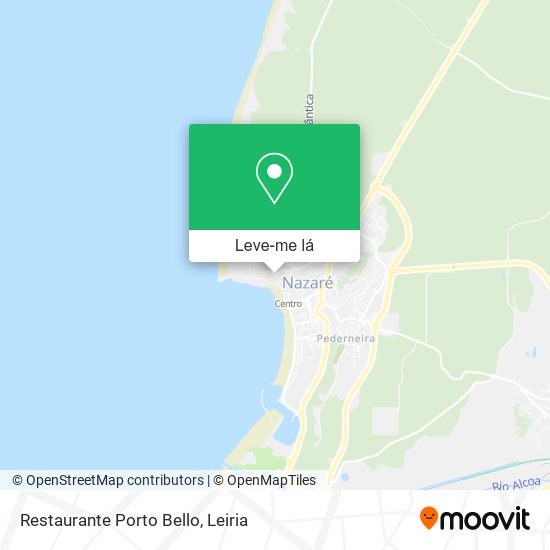 Restaurante Porto Bello mapa