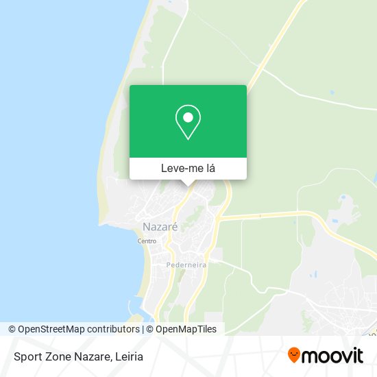 Sport Zone Nazare mapa