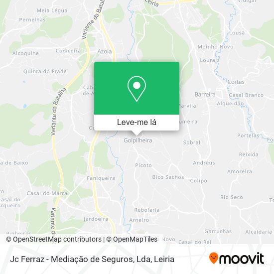 Jc Ferraz - Mediação de Seguros, Lda mapa