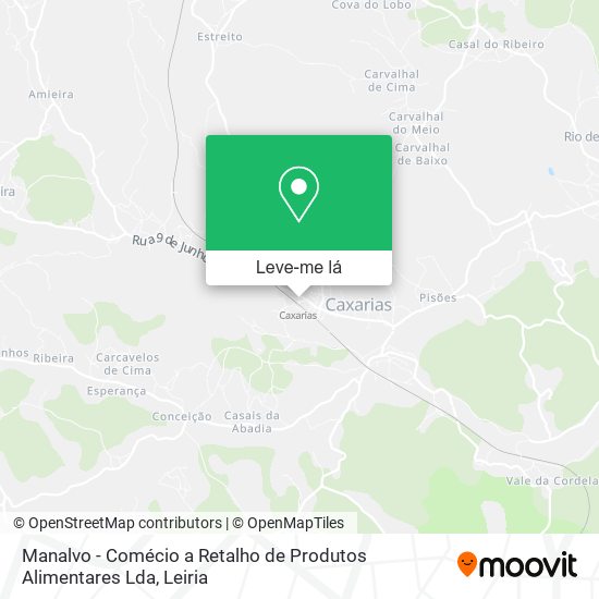 Manalvo - Comécio a Retalho de Produtos Alimentares Lda mapa