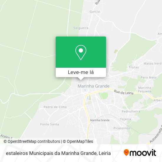 estaleiros Municipais da Marinha Grande mapa