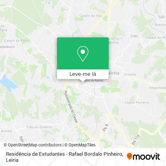 Residência de Estudantes - Rafael Bordalo Pinheiro mapa