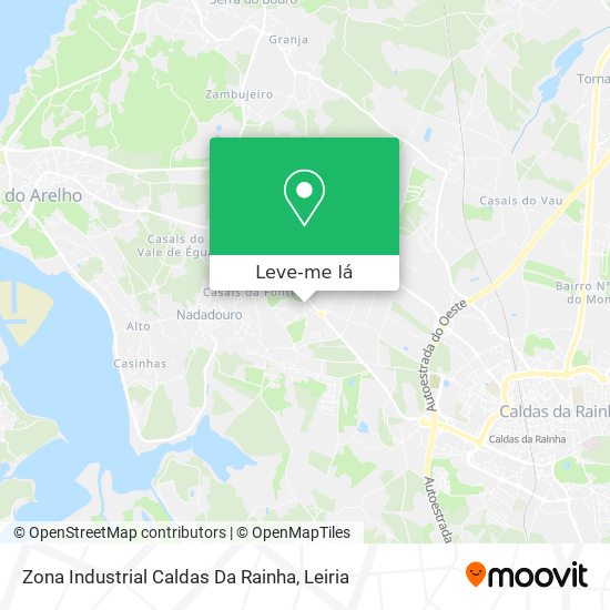 Zona Industrial Caldas Da Rainha mapa